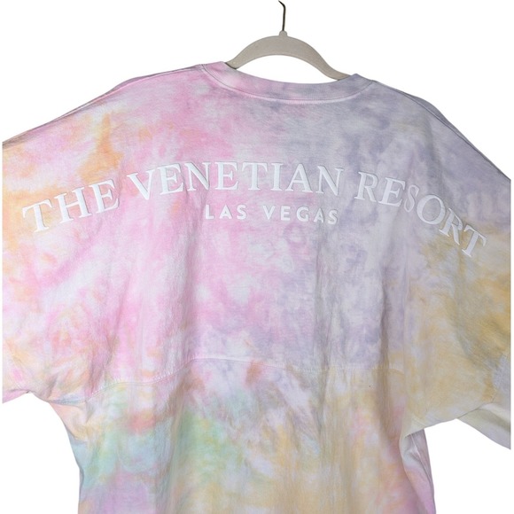 SPIRIT JERSEY Other - Spirit Jersey Shirt Womens M Pastel Tie Dye‎ Venetian Resort Las Vegas